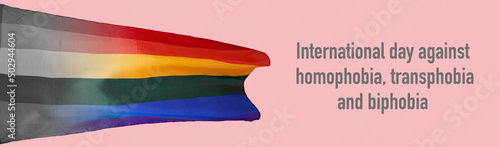 against homophobia  transphobia and biphobia  banner
