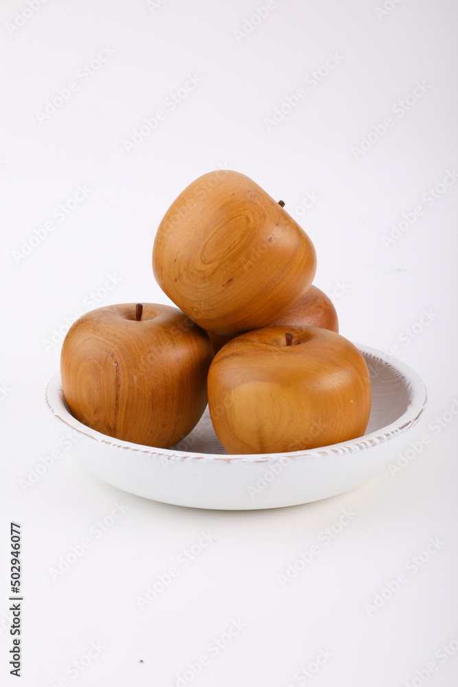apple made of wood decorative beautiful as a decorative element for interior design apple made of wood decorative beautiful as a decorative element for interior design