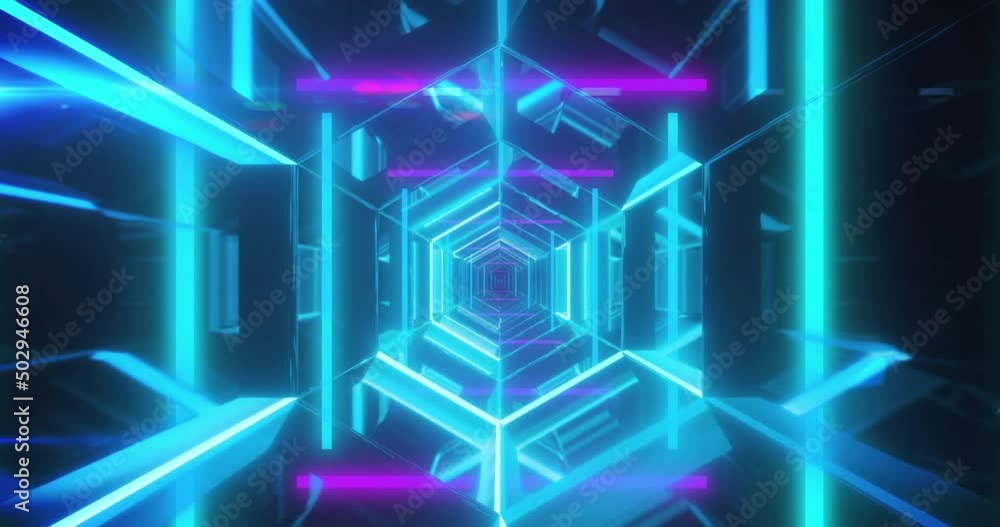 Animation of moving shapes on black background Animation of moving shapes on black background