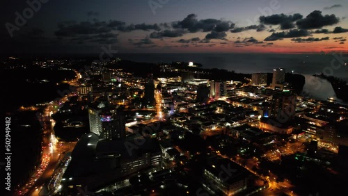 Wallpaper Mural Miri, Sarawak Malaysia - May 2, 2022: The Landmark and Tourist Attraction areas of the of Miri City, with its famous beaches, rivers, city and scenic surroundings Torontodigital.ca