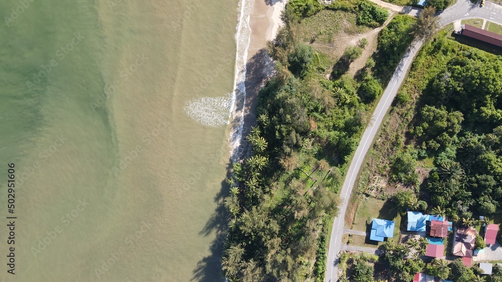 Miri, Sarawak Malaysia - May 2, 2022: The Landmark and Tourist