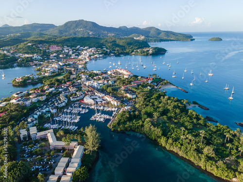 Marina of la Pointe du Bout, Les Trois-Ilets, Martinique, French Antilles photo