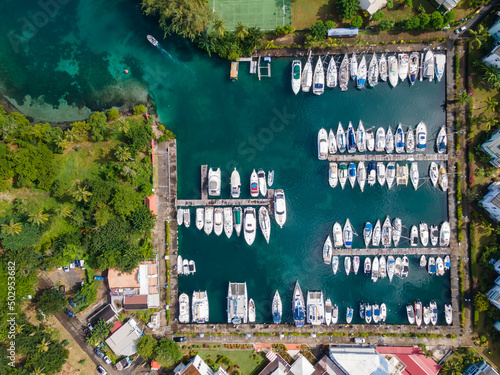 Marina of la Pointe du Bout, Les Trois-Ilets, Martinique, French Antilles