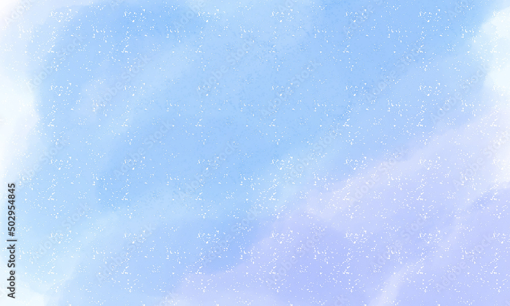 Fototapeta premium 和紙ににじんだ水たまりのような背景素材02（青・水色・紫）