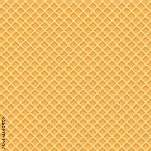 Vanilla waffle texture background