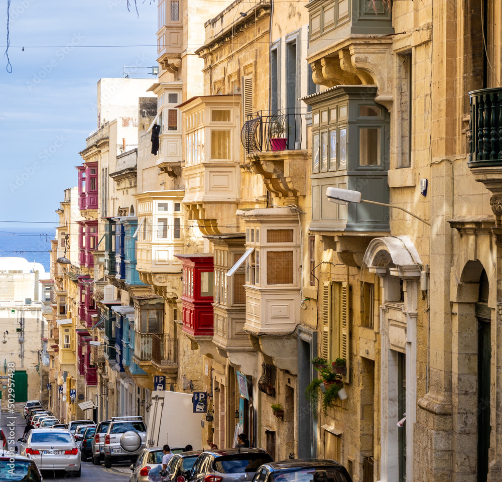 Valletta's Bow windows