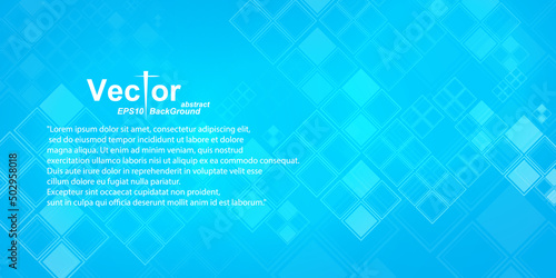 ฺBlue square abstract background for layout style cover template concept art