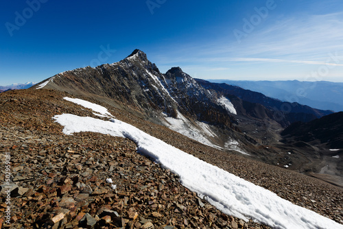 View of Vallecitos summit. Mendoza, Argentina photo