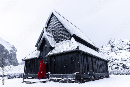 Church in Iceland in Winter
