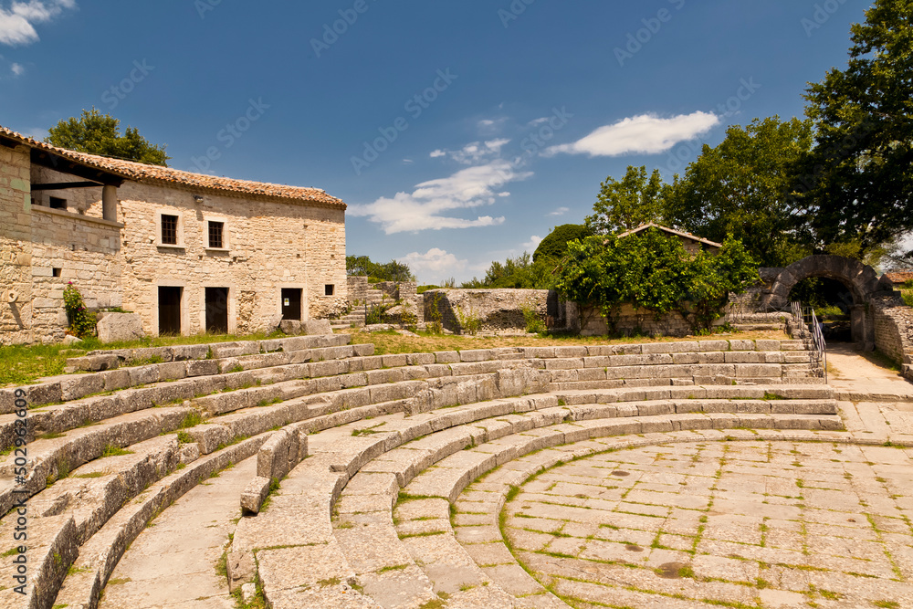 Altalia, Sepino, Molise-scavi della città romana