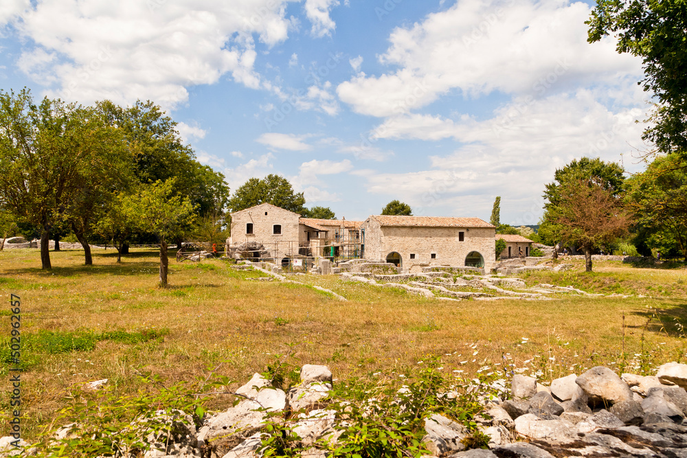 Obraz premium Altalia, Sepino, Molise-scavi della città romana