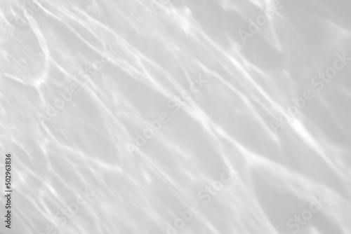 Wallpaper Mural Water texture overlay effect for photo and mockups. Organic drop diagonal shadow and light caustic effect on a white wall. Shadows for natural light effects Torontodigital.ca
