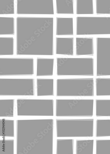 Offset Quads generative art background art illustration
