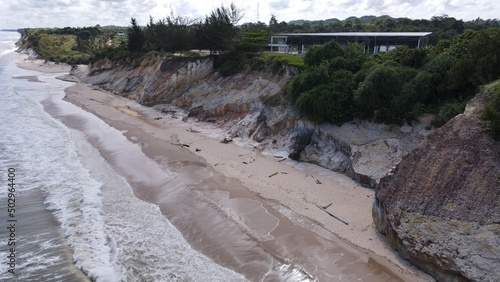 Miri, Sarawak Malaysia - May 2, 2022: The Landmark and Tourist Attraction areas of the of Miri City, with its famous beaches, rivers, city and scenic surroundings