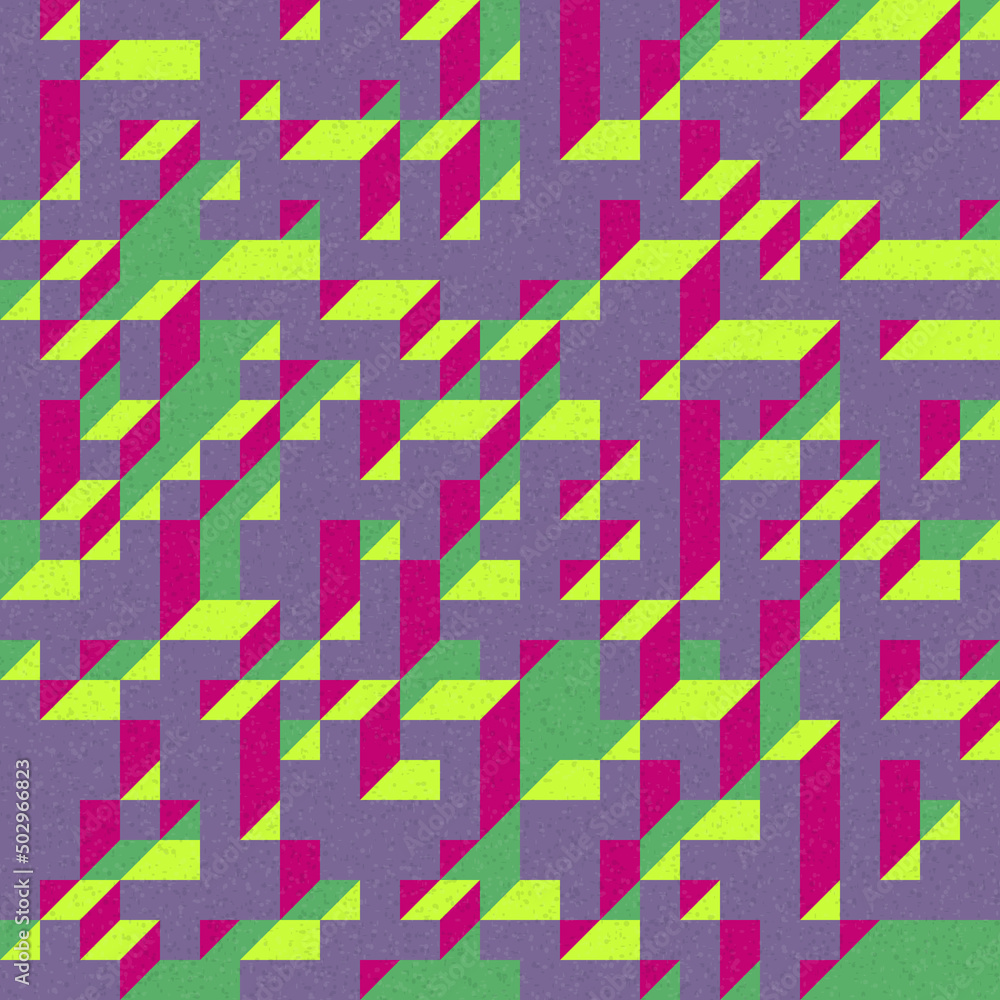 Implementation of Edward Zajec’s “Il Cubo” from 1971. Essentially a Truchet tile set of 8 tiles and rules for placement art illustration Implementation of Edward Zajec’s “Il Cubo” from 1971. Essentially a Truchet tile set of 8 tiles and rules for placement art illustration