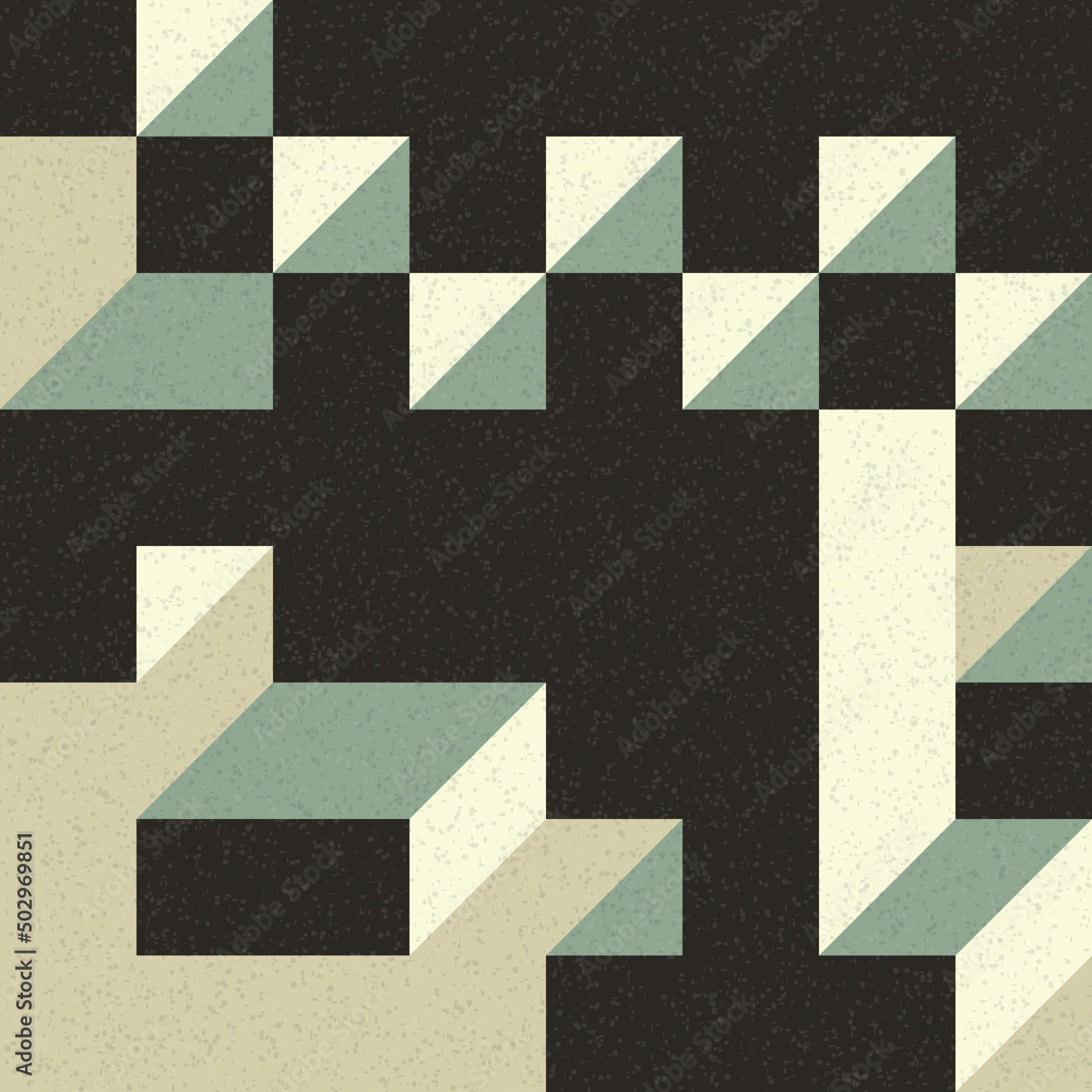 Implementation of Edward Zajec’s “Il Cubo” from 1971. Essentially a Truchet tile set of 8 tiles and rules for placement art illustration Implementation of Edward Zajec’s “Il Cubo” from 1971. Essentially a Truchet tile set of 8 tiles and rules for placement art illustration