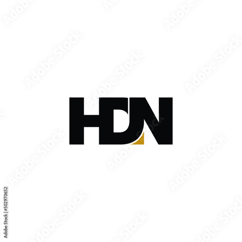 Wallpaper Mural HDN letter monogram logo design vector Torontodigital.ca