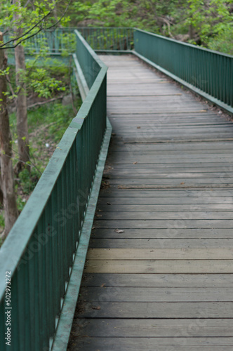 bike footbridge over the river