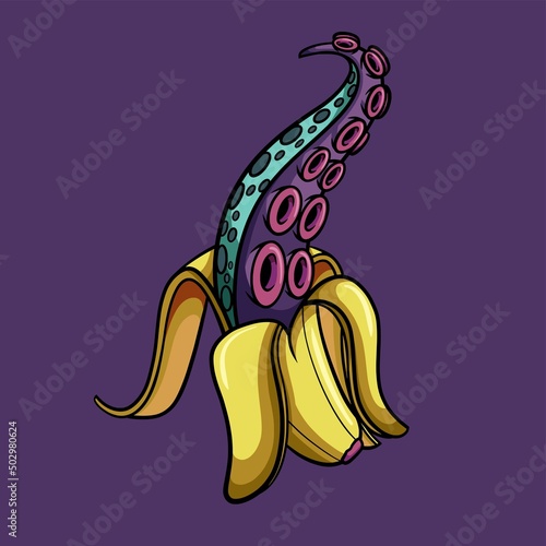 banana tentacle Streetwear cartoon