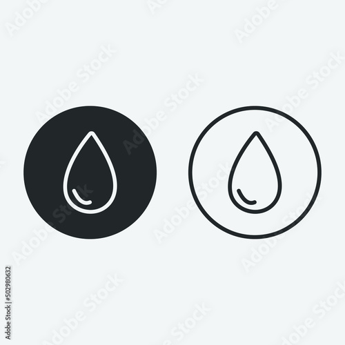 Oily_skin vector icon illustration sign