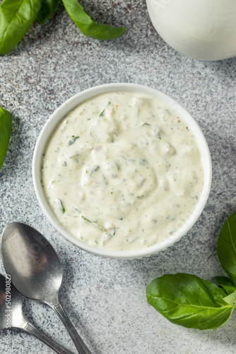 Homemade Green Goddess Salad Dressing