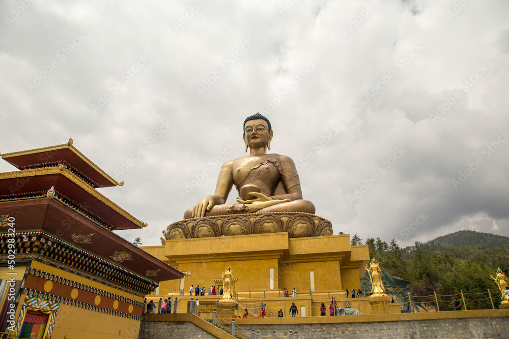 Fototapeta premium Buddha Dordenma Statue, Thimphu Bhutan 09
