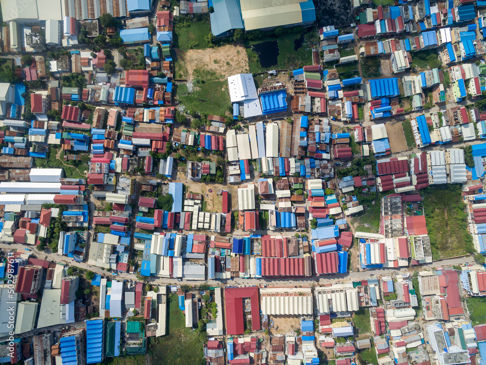 Phnom Penh city from above Phnom Penh city from above