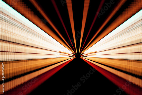 abstract light tunnel technology pattern background