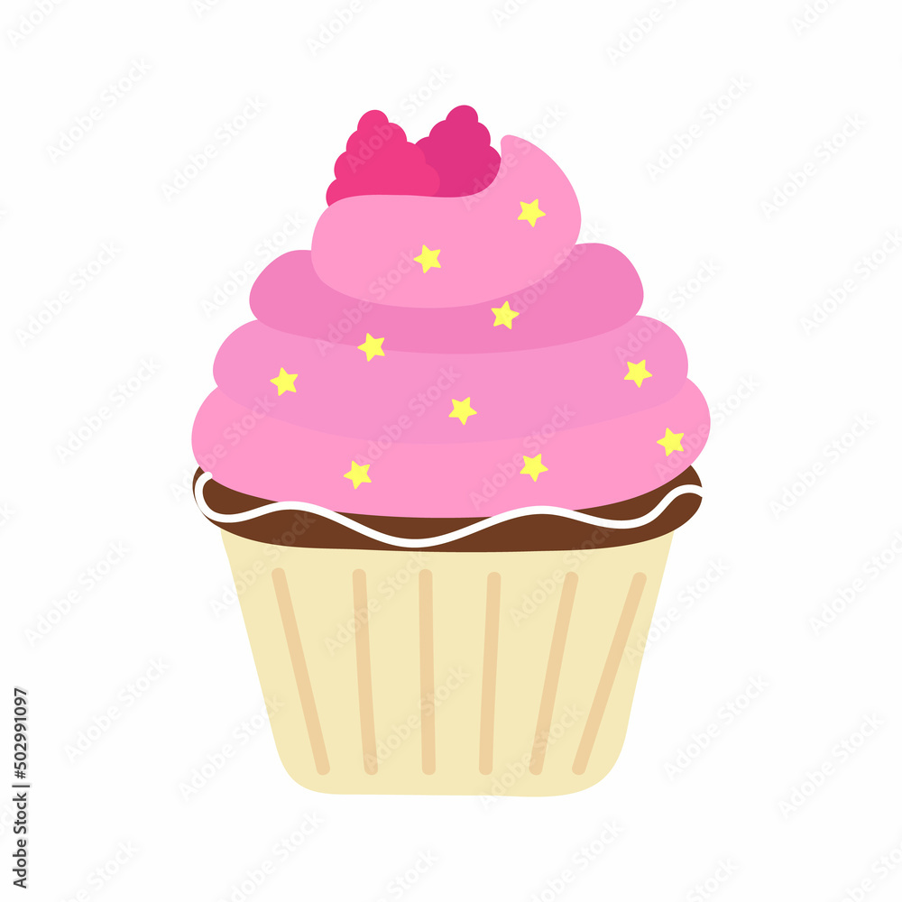 Delicious cupcake. Dessert vector illustration design Delicious cupcake. Dessert vector illustration design