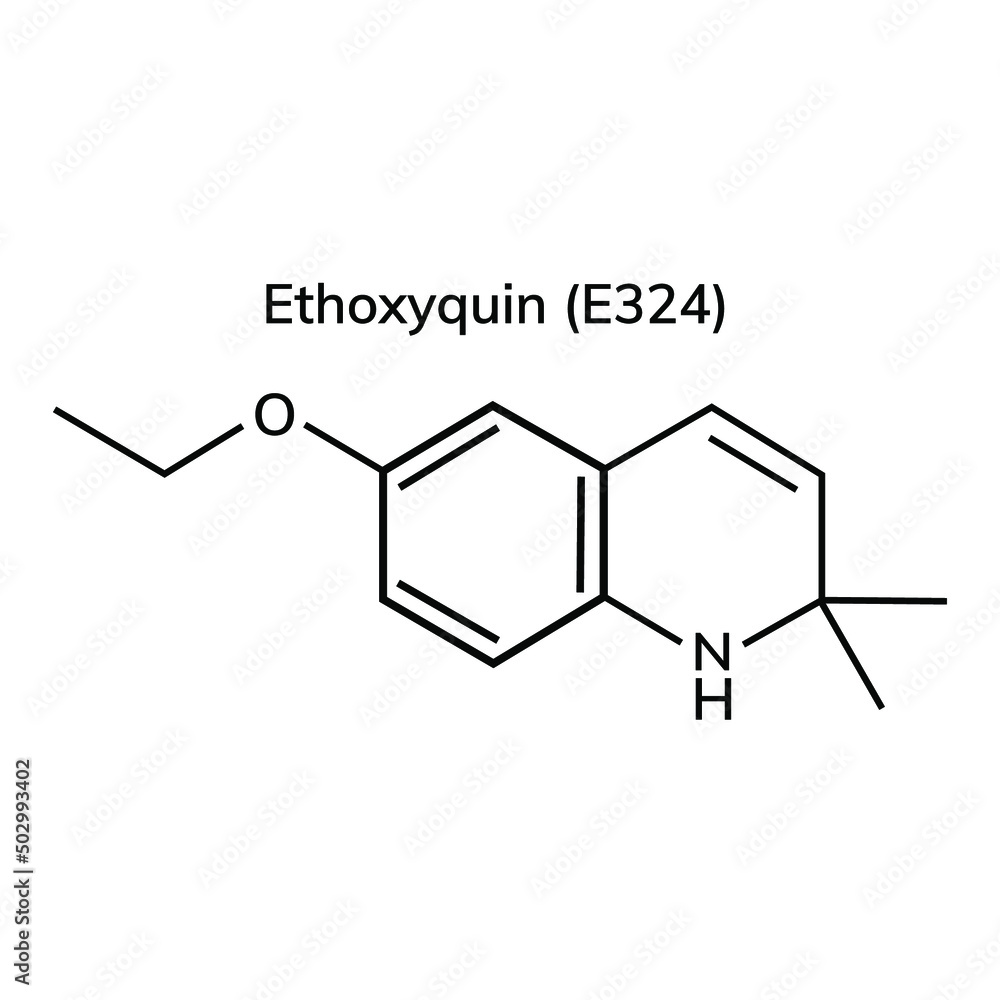 Structural chemical formula on white background
Structural chemical formula on white background
