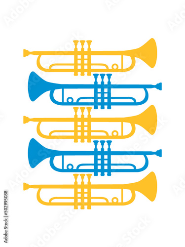 Muster Trompete Musik 