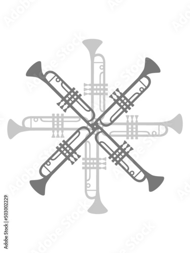 Kreis Trompeten dekorativ 