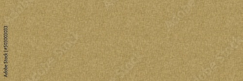 Seamless jute hessian fiber texture border background. Natural eco beige brown fabric effect banner. Organic neutral tone woven rustic hemp ribbon trim edge