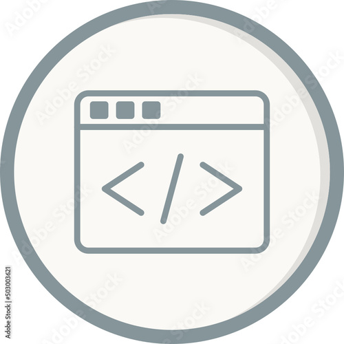 Web Coding Icon