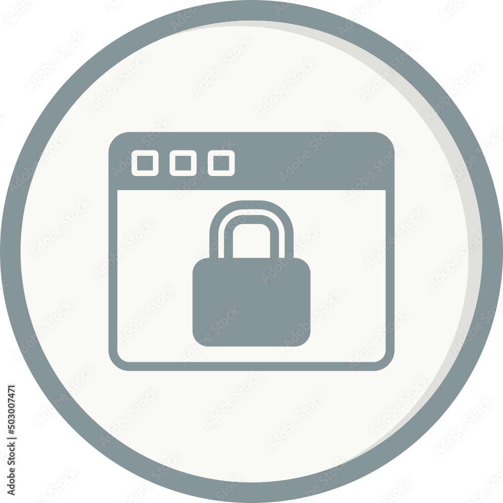 Web Security Icon Web Security Icon