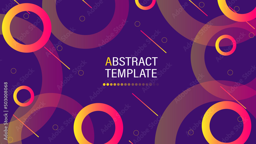 Trendy abstract templates for banners, posters. Contemporary backgrounds with gradients design.