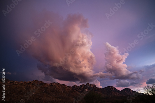 Clouds over the Santa Catalina Mountains 