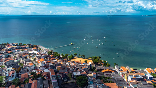 Salvador Bahia Cidade Turismo Nordeste Brasil Paisagem Mar Urbano Drone Histórico Cultural Arquitetônico