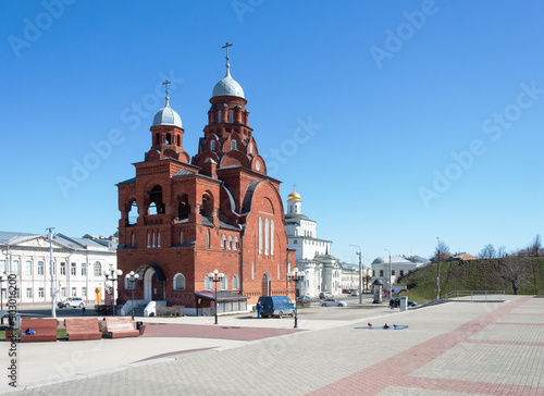 Fotobehang Trinity church in Vladimir