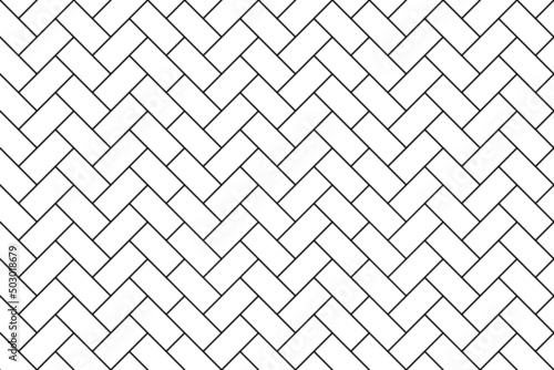 Wooden floor parquet