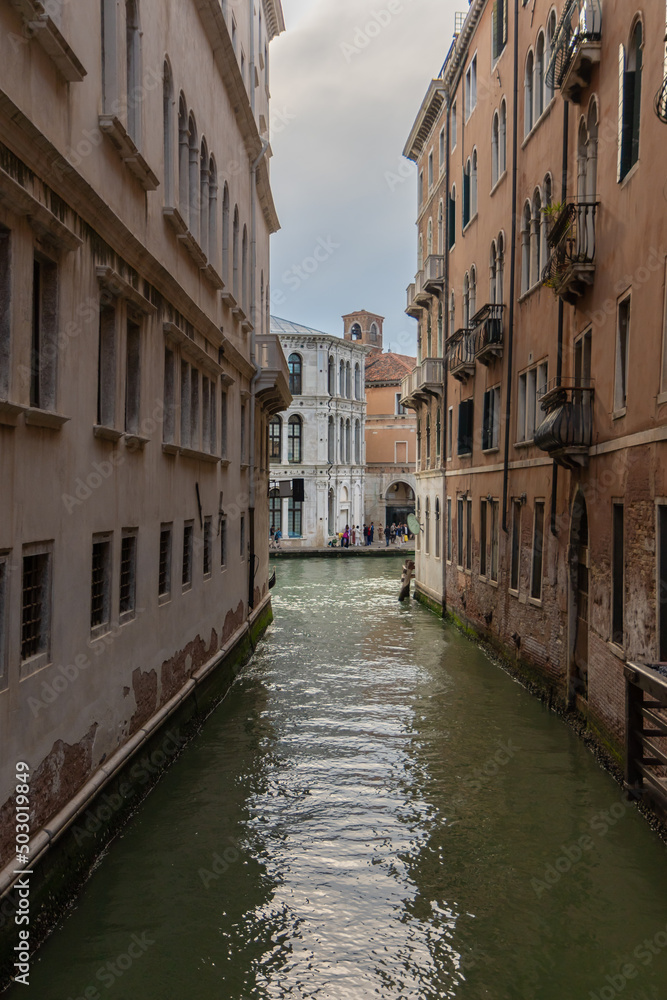 Small Canal in Venice, Italy