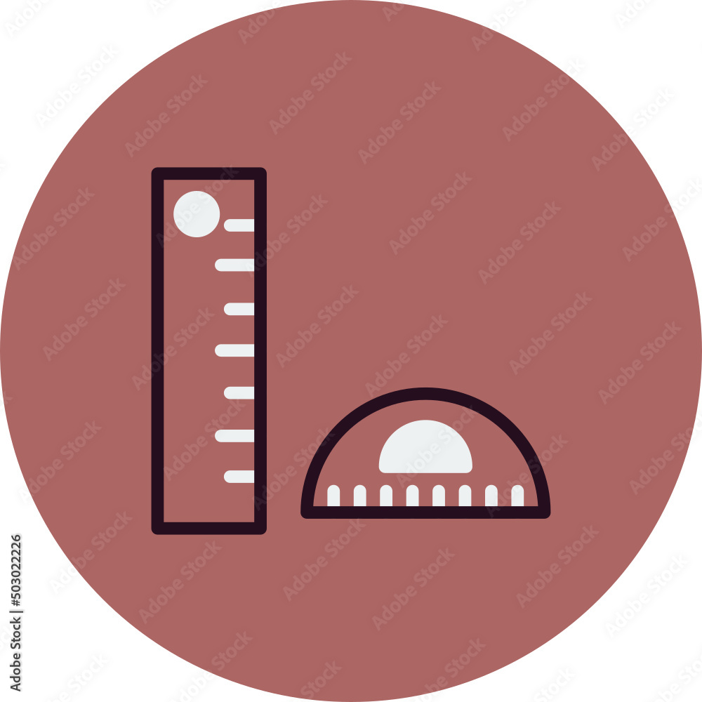 Fototapeta premium Ruler Icon