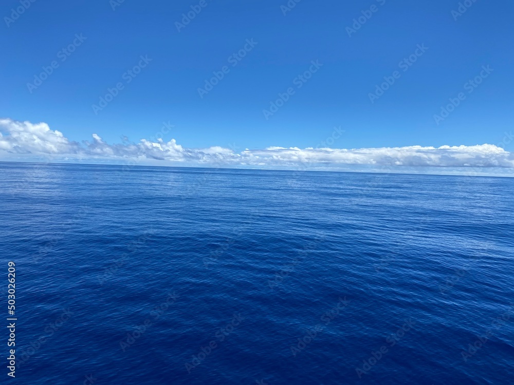 blue sky and sea