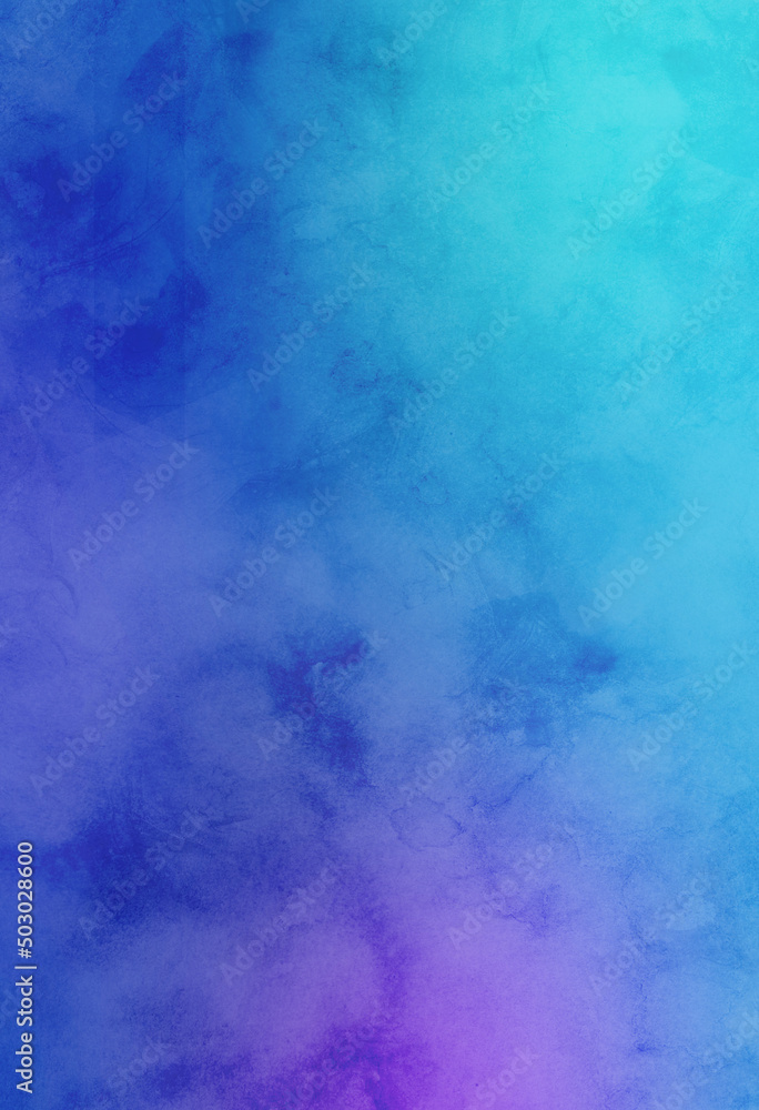 Abstract Colorful Watercolor Art Colorful Cute Blue Background