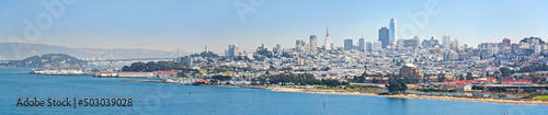 Panoramic of the city of San Francisco, California