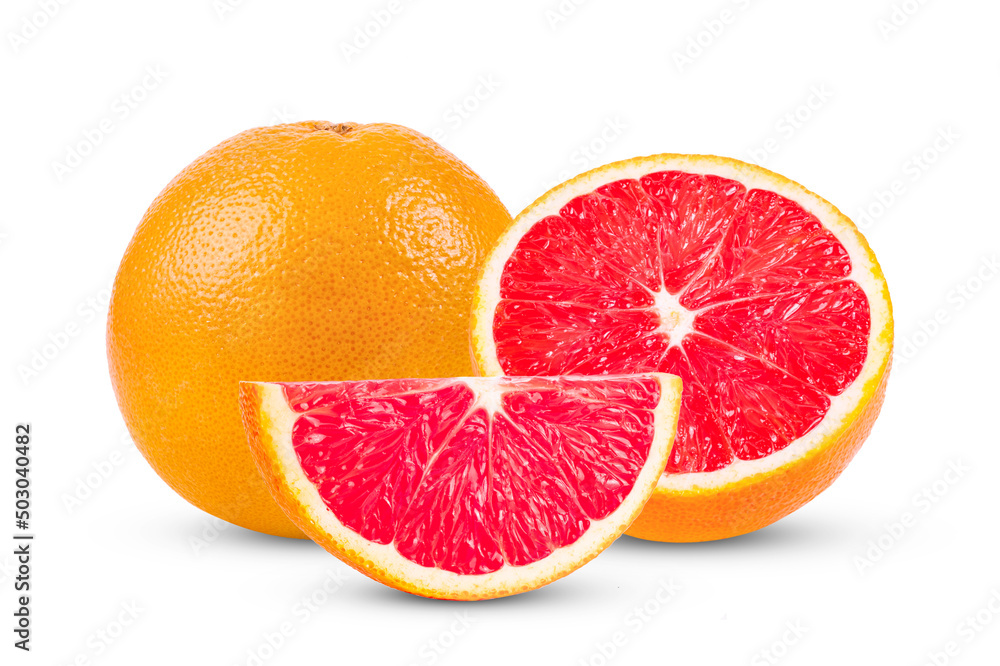 Grapefruit isolated on white Grapefruit isolated on white