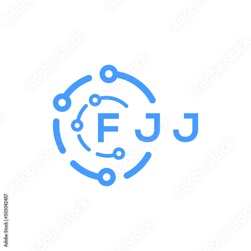 FJJ letter logo design on white background. FJJ creative  initials letter logo concept. FJJ letter design. © Faisal