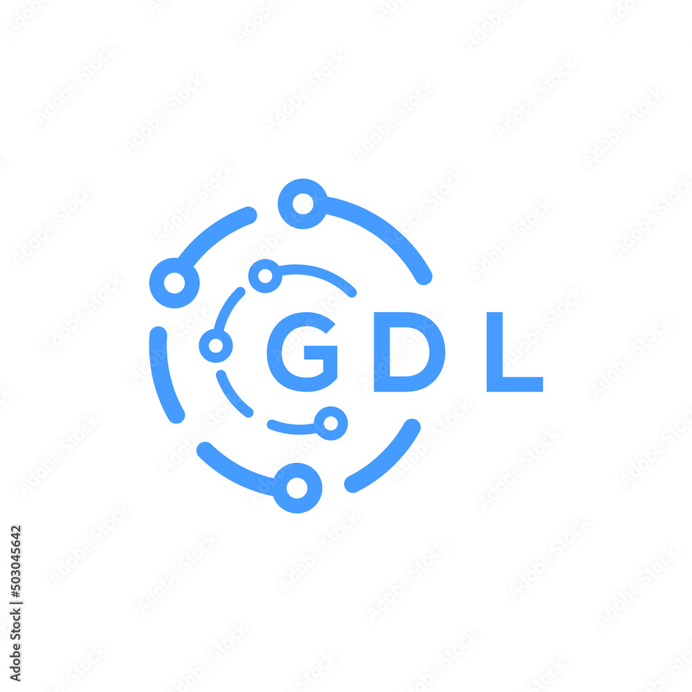 GDL technology letter logo design on white background. GDL creative initials technology letter logo concept. GDL technology letter design. GDL technology letter logo design on white background. GDL creative initials technology letter logo concept. GDL technology letter design.