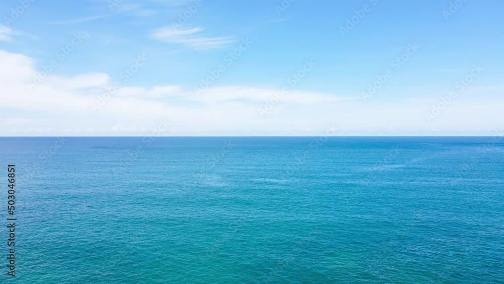 aerial view sea horizon as far as the eye can see One part sky, one part sea. aerial view sea horizon as far as the eye can see One part sky, one part sea.