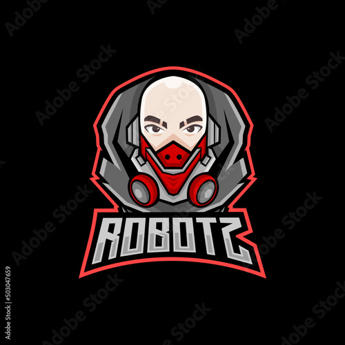 Robot Mascot Esport Logo Team